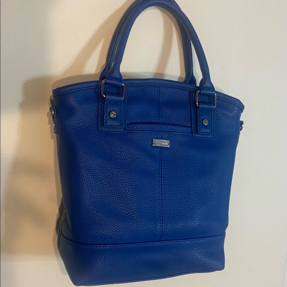 JEWELL PERSIAN BLUE NEW STUNNING SUPPLE LEATHER BAG LUXURY NWOT